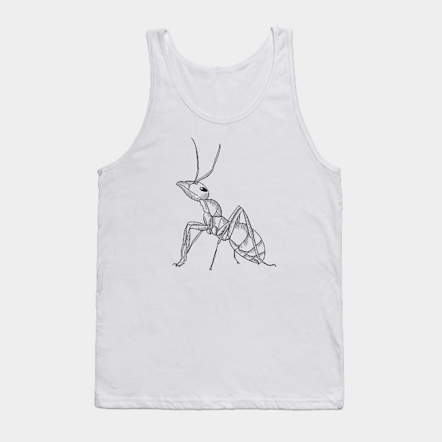 Ant - Hand Drawn Tank Top by KC Happy Shop